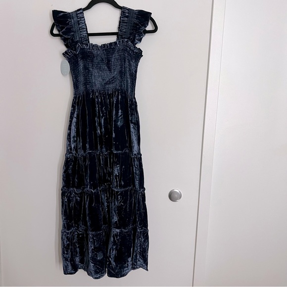 Hill House House Navy Velvet Ellie Nap Dress - Picture 3 of 9